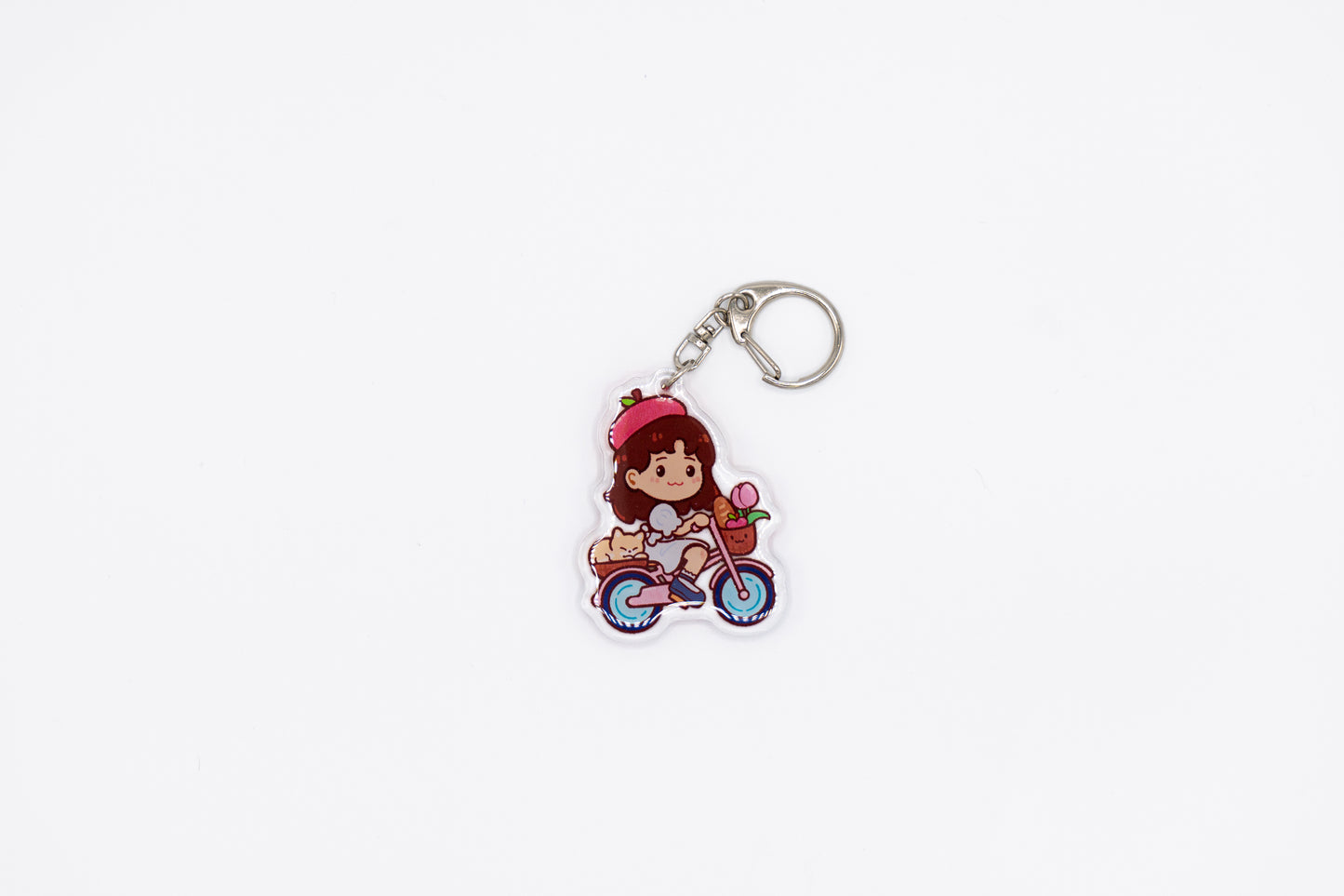 If I Could Ride a Bike - Chevy Epoxy Keychain