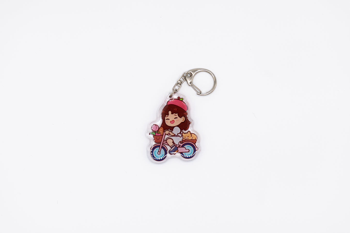If I Could Ride a Bike - Chevy Epoxy Keychain