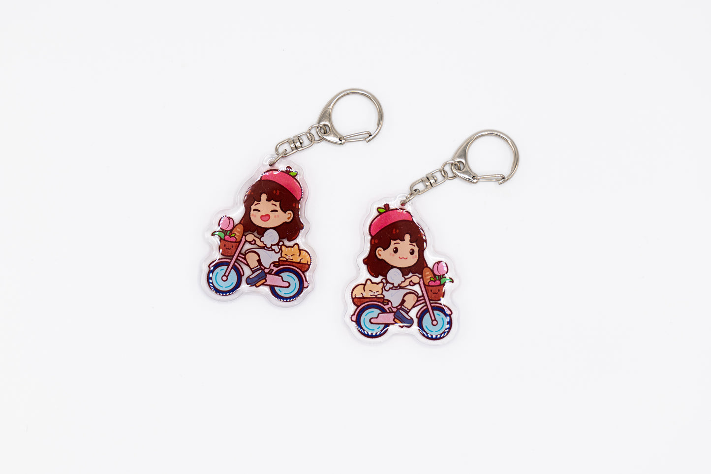 If I Could Ride a Bike - Chevy Epoxy Keychain