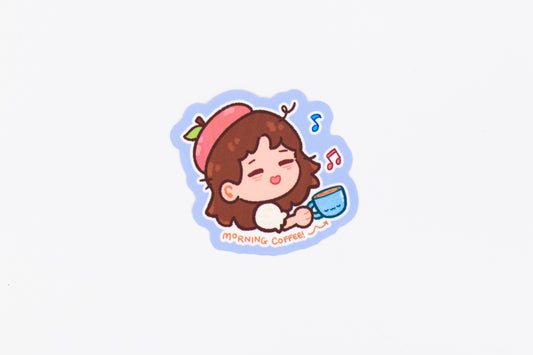 Morning Coffee - Chevy Sticker